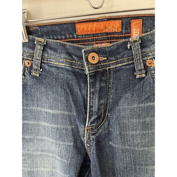 Colins Jeanswear Zoe Jeans Womens Size 2/26 Med Wash Mid Rise Flare Distressed - Picture 4 of 11